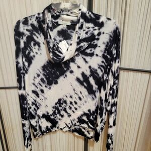 Cielo Niemann Marcus Tie Dye Long Sleeve  Blouse